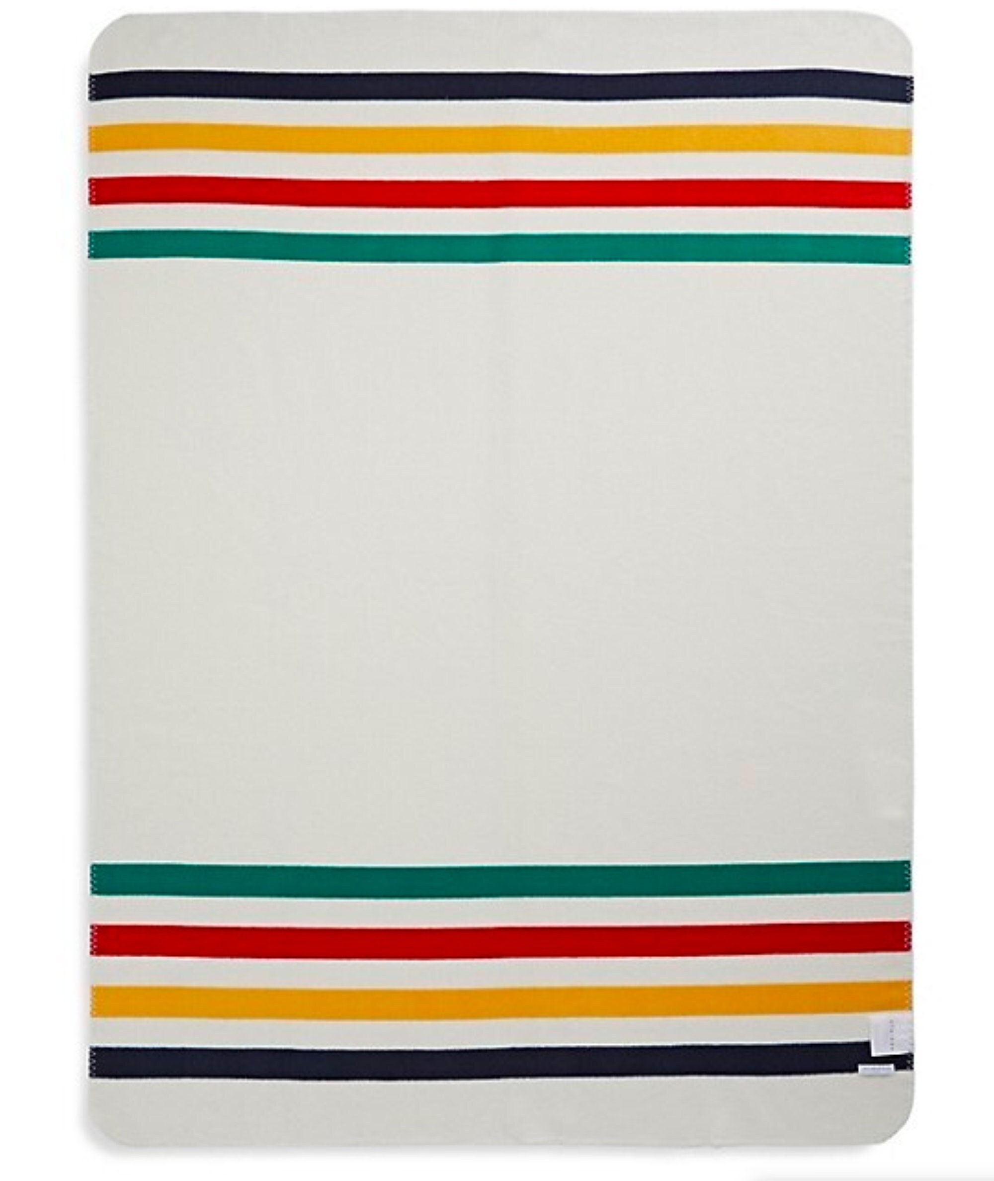 Hudson Bay Blanket HBC Stripes Fleece Throw Multi Stripe Etsy