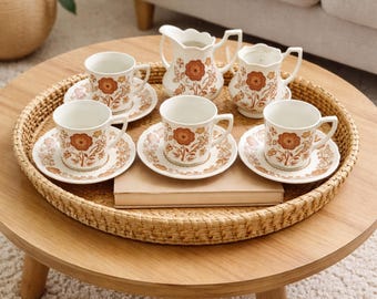 Vintage J & G Meakin Woburn Ironstone Tea Set, Royal Staffordshire