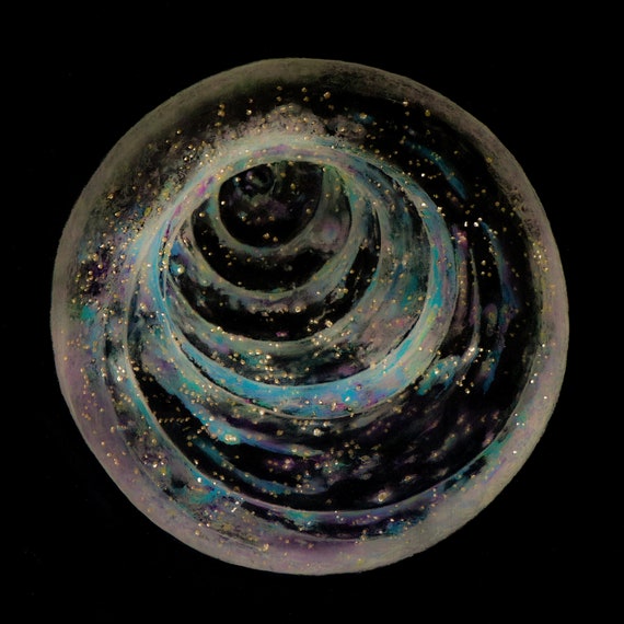 Alu Dibond Brushed Vortex Artwork Etsy