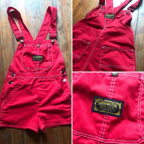 70s 80s Never Worn Shortalls DEE CEE Overall Short