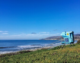 no lifeguard on duty santa barbara california | photography print