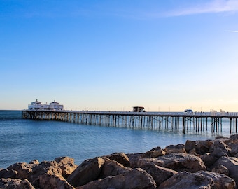 malibu pier sunset california | photography print