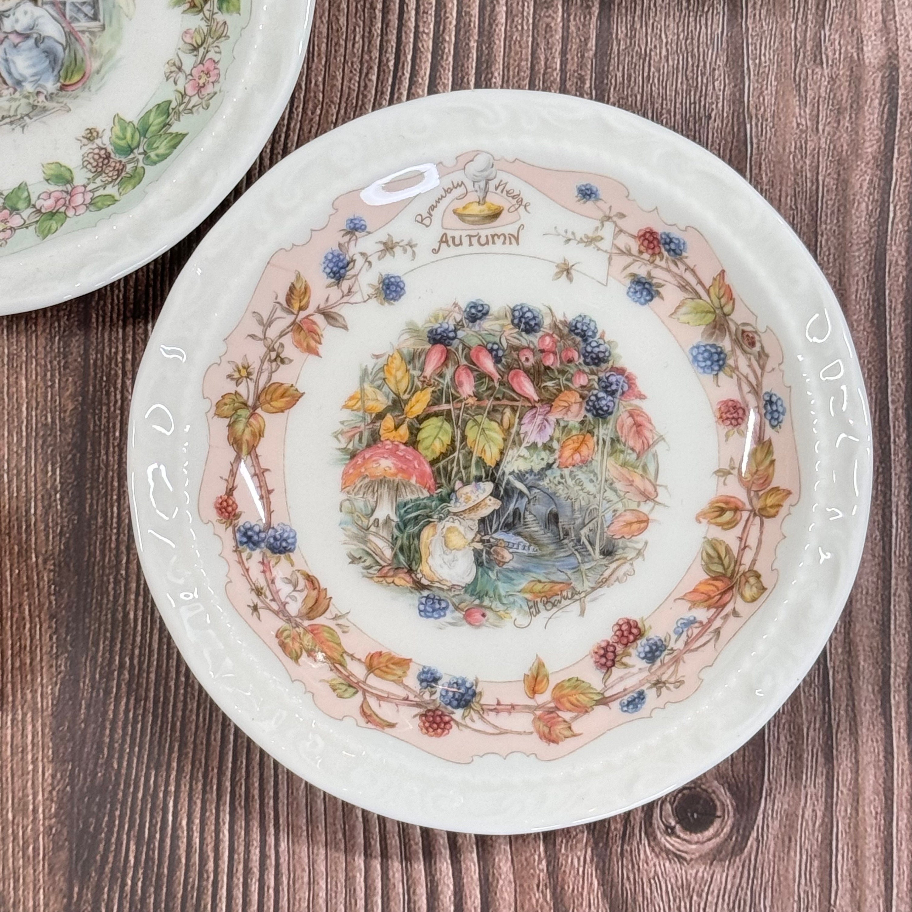 Brambly hedge four season plates - Etsy 日本