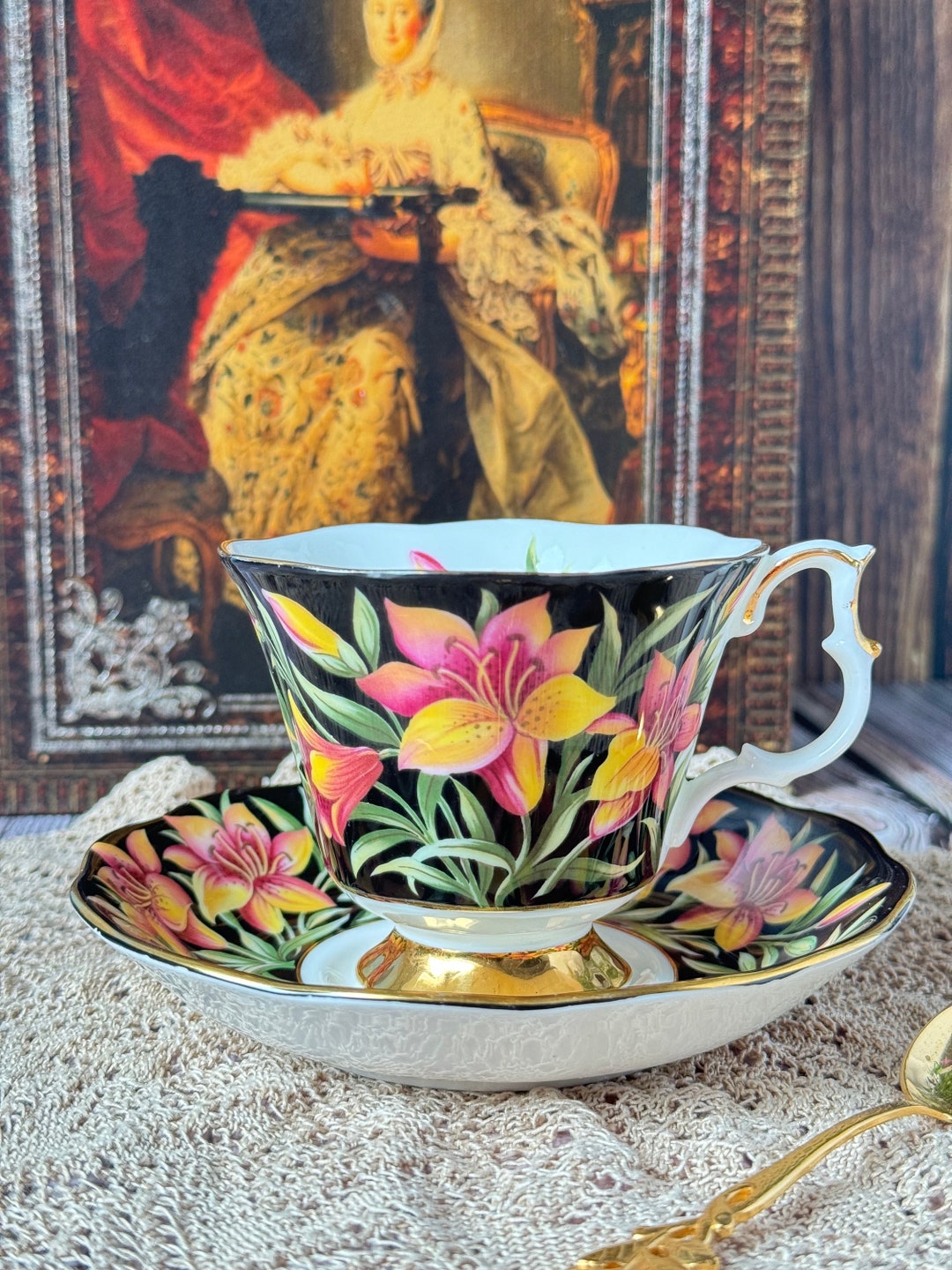 ウェッジウッド プレーリーフラワーズ トリオ ヴィンテージ