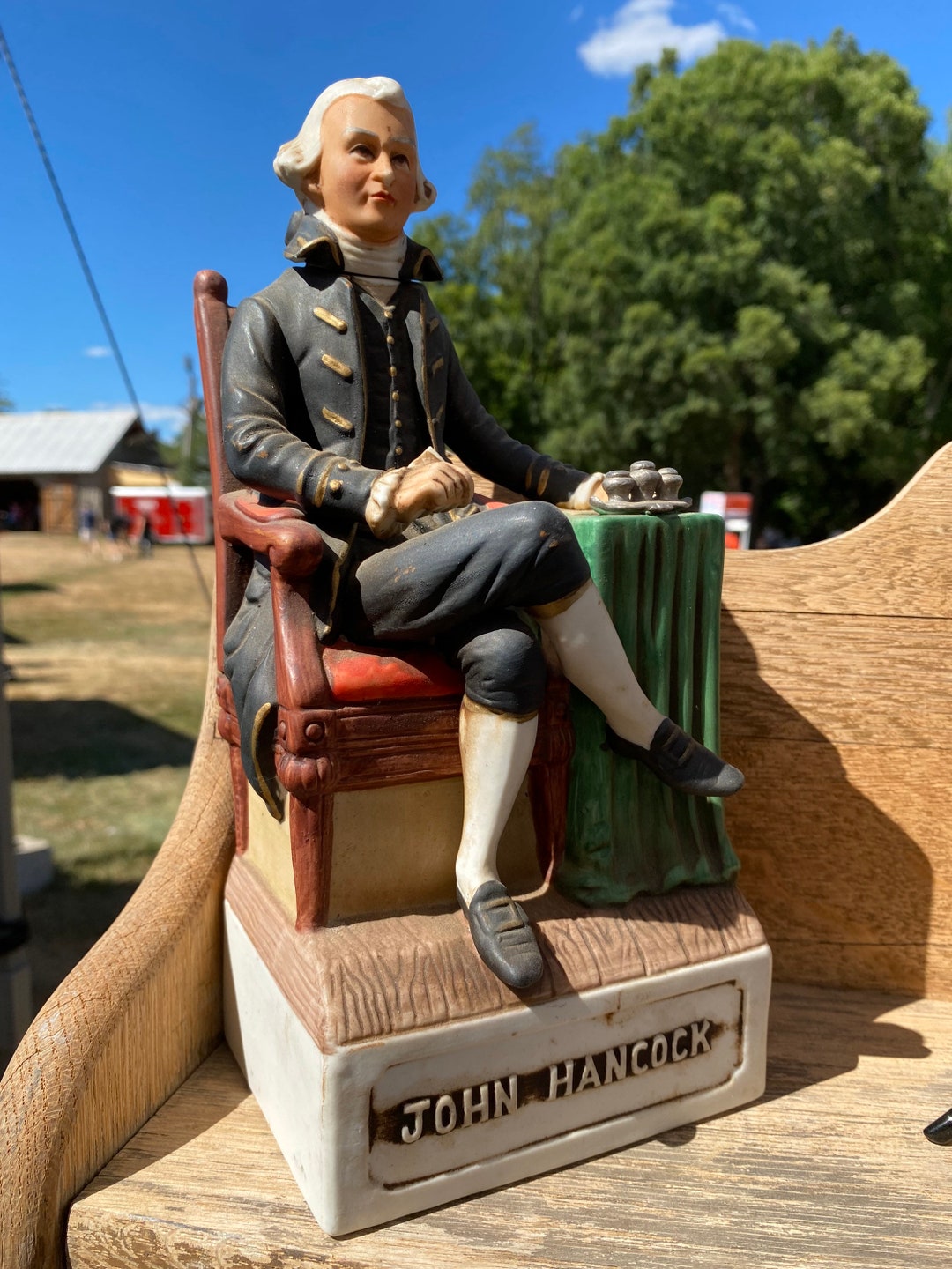 John Hancock Whiskey Decanter Etsy