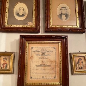 Certificado de matrimonio 1900