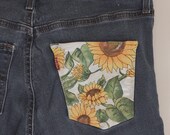 Sunflower Painted Jeans