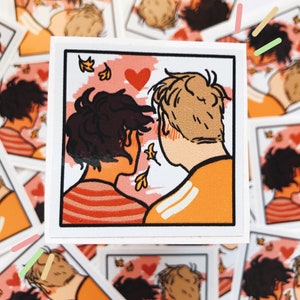 Nick and Charlie Vinyl Sticker ~ Heartstopper Inspired Decal ...