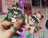 Wicked Raccoon Sticker, Vinyl, Stickers, Glinda , Elphaba, Musical ...