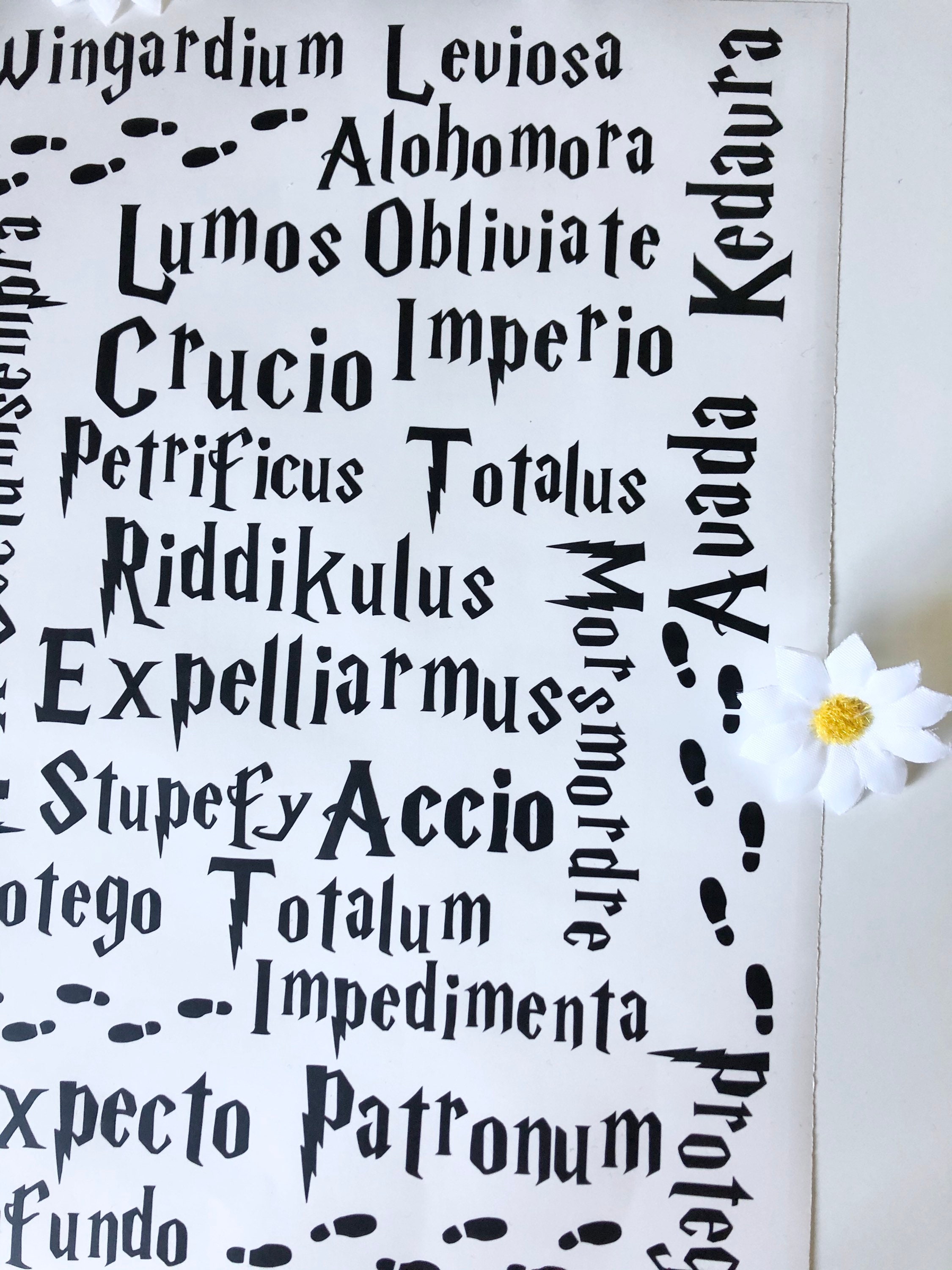 Harry Potter pegatinas de hoja mágica vinilo - España