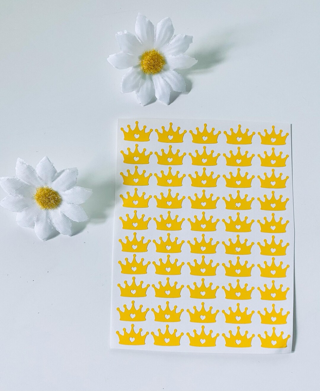 Many Crown Sticker Crown Stickers- Vinyl Decal Stickers - Arts and Crafts- Craft ...