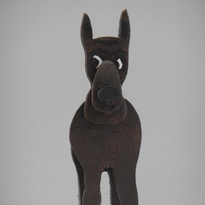 Wooden Doberman