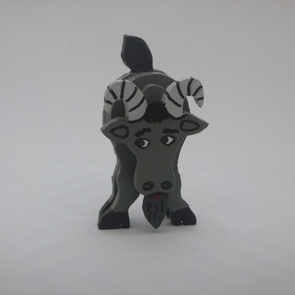 NEW - Wooden Mountain Goat