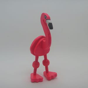 Holzflamingo