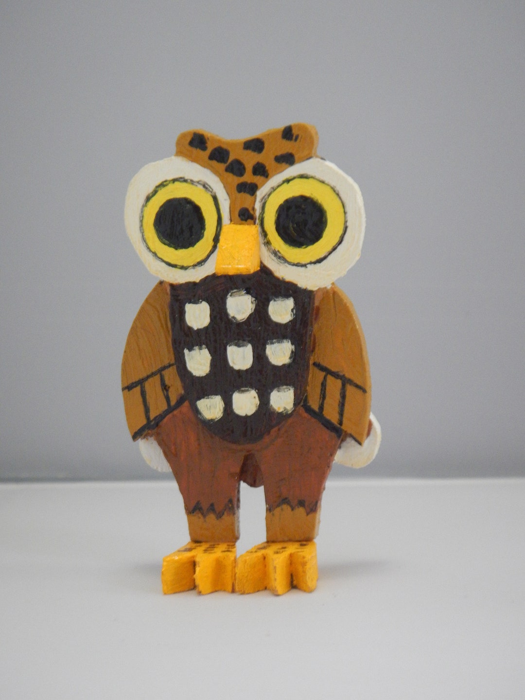 Wooden Owl Etsy