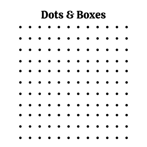 Printable Dots and Boxes Sheets, Games, Worksheet, Coloring, Busy Prints