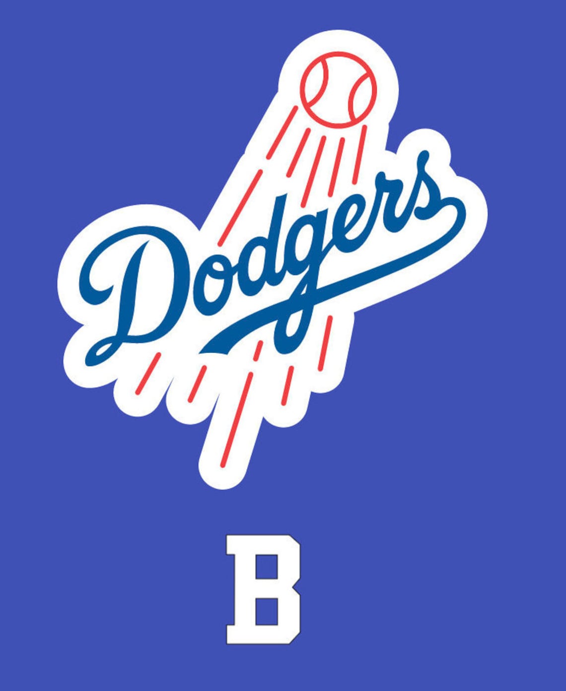 LA Dodger Stickers Los Angeles Sticker LA Sticker Laptop Etsy