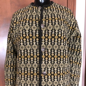1950s Sweater Double Knit Wool Coat