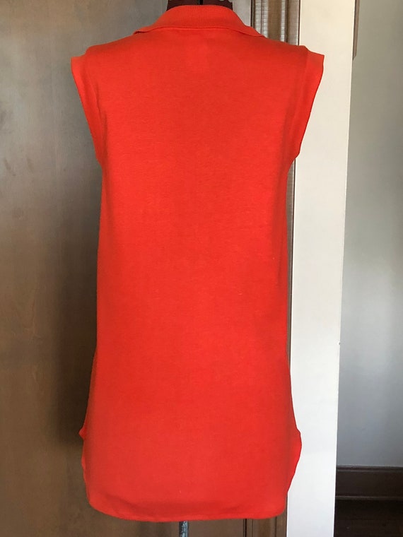 1970s Dress Frog Tog NOS with Tag Orange Shirtdre… - image 2