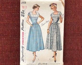 1940s Pattern Simplicity 2908