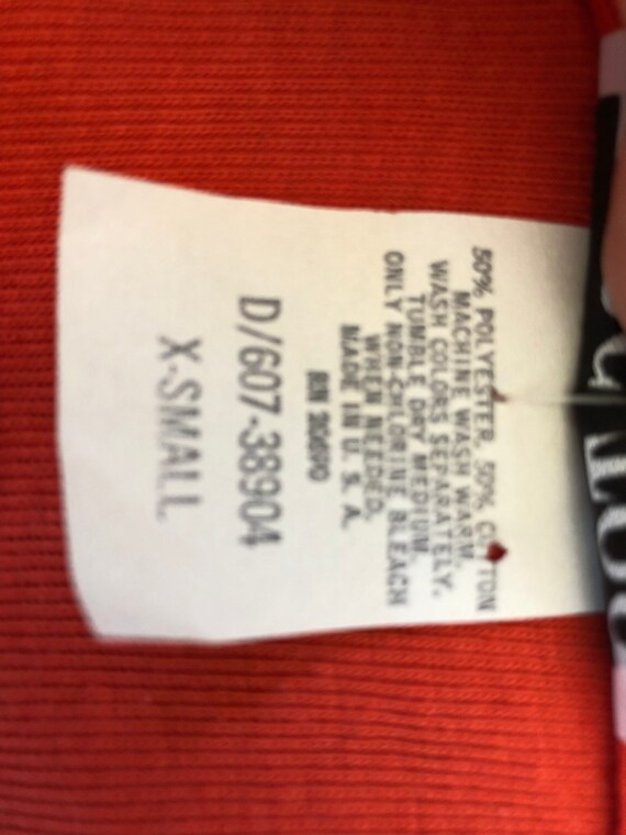 1970s Dress Frog Tog NOS with Tag Orange Shirtdre… - image 7