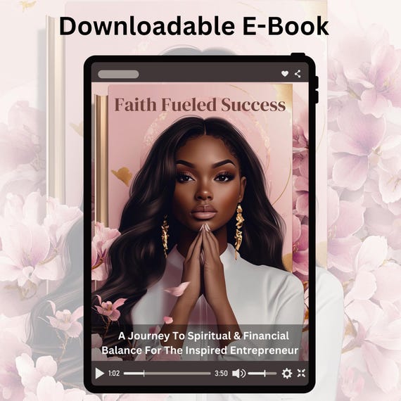 Faith Success Business Christian E-book  Guide Build Your Relationship With God Put God first Business Growth Entrepreneur Women Abundance
