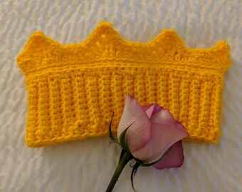 Crocheted Ear Warmer Crown