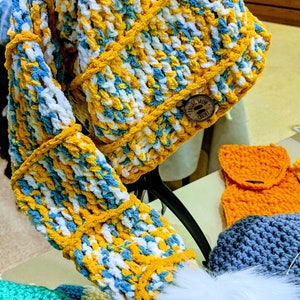 Retro Crocheted Stocking Hat