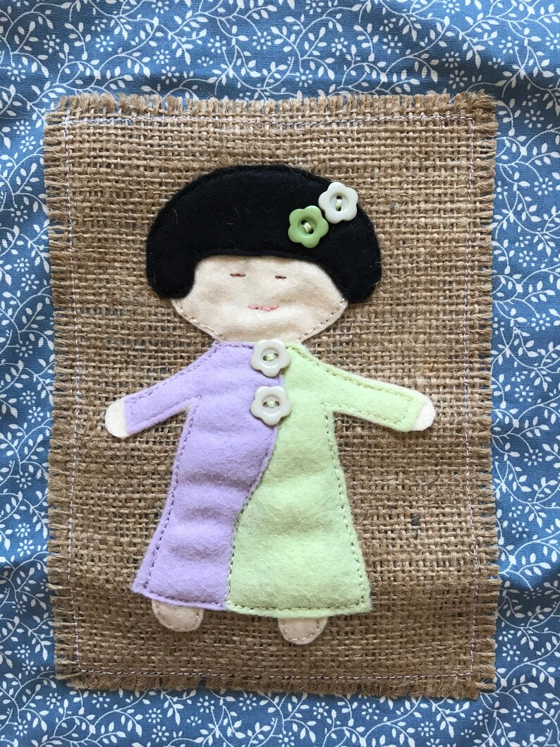 gym bag Shoe bag Handmade Cotton drawstring bag children\u2019s bag storage bag PE bag Drawstring Bag