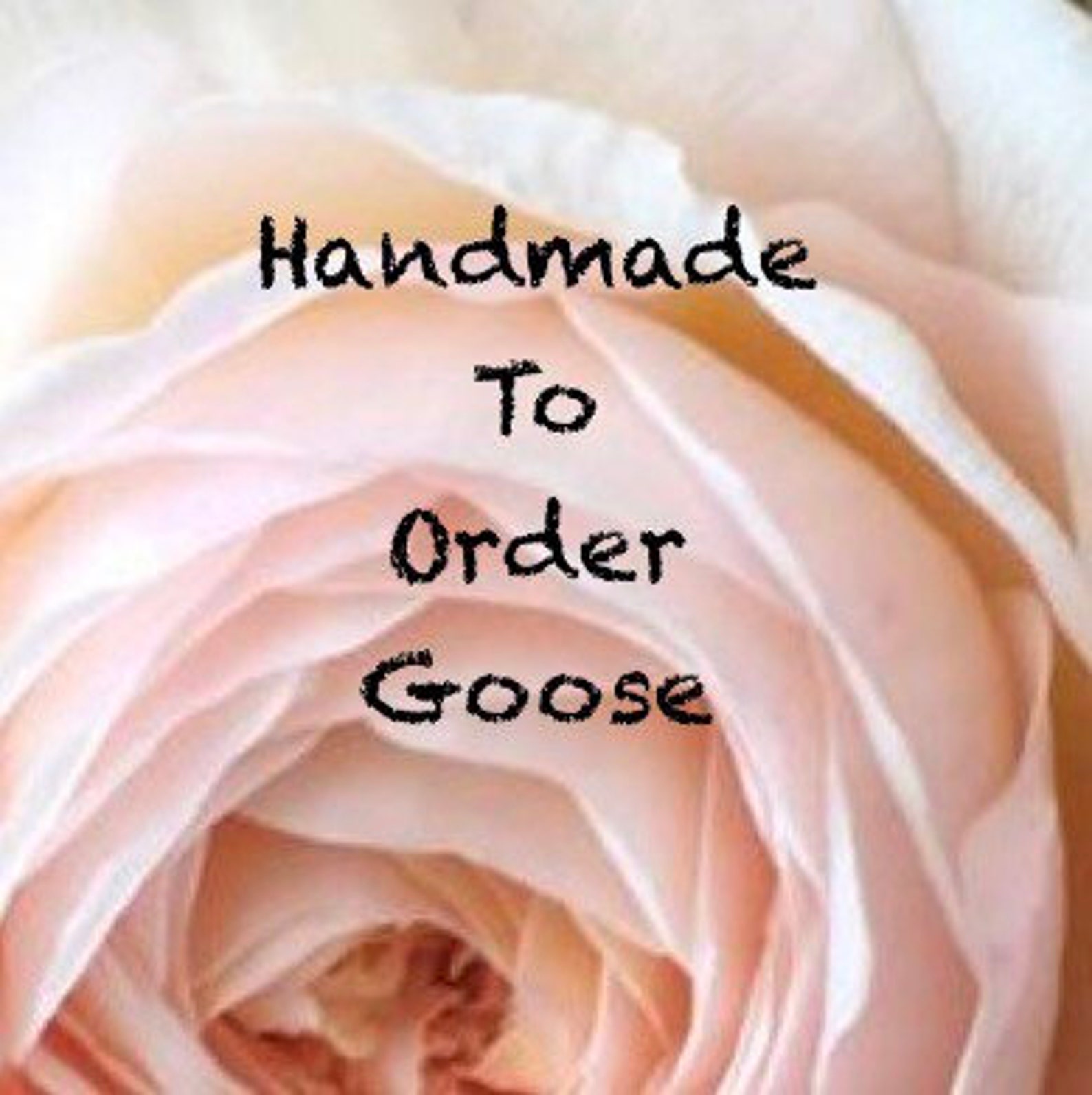 Handmade Made to Order Goose Create Your Own Goose special Etsy UK