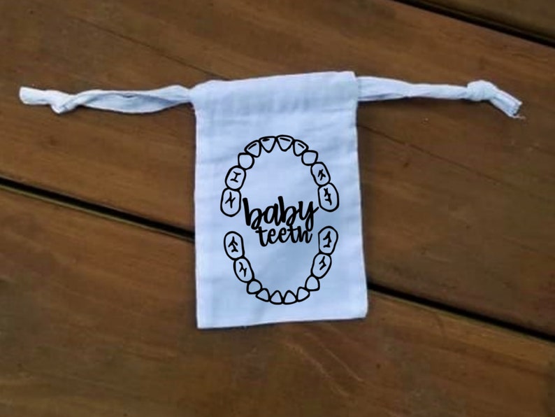 baby tooth keepsake personalized baby teeth bag Color in lost baby teeth tooth fairy pouch tooth fairy keepsake
