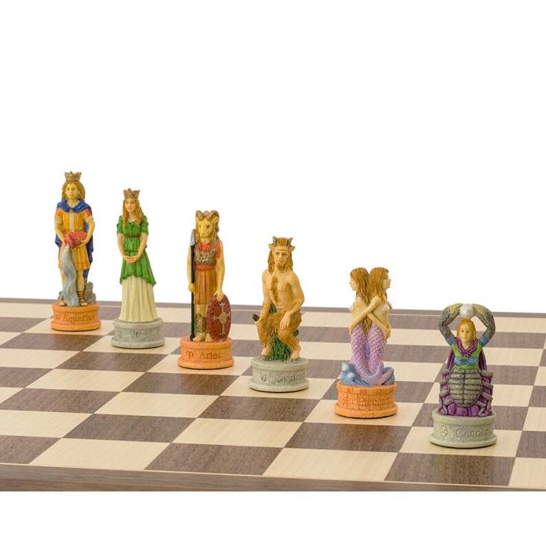 The Zodiac Hand-Painted Themed Chess Set by Italfama image 7