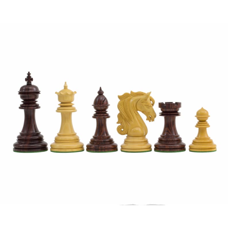 The Kingsgate Rosewood Chessmen 4.25 inch