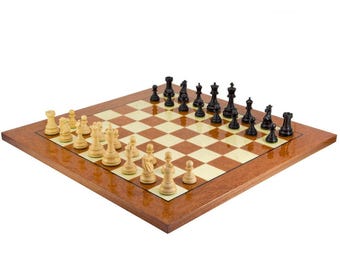 Cheltenham Ebony and Rootwood Grand Chess Set