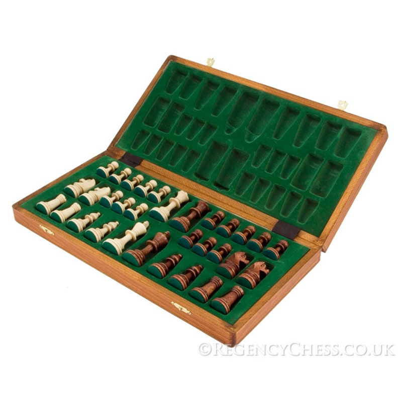 16 Inch Staunton Style Tournament Travel Chess Set