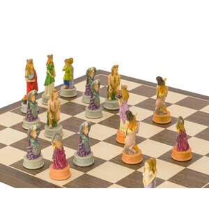 The Zodiac Hand-Painted Themed Chess Set by Italfama image 5