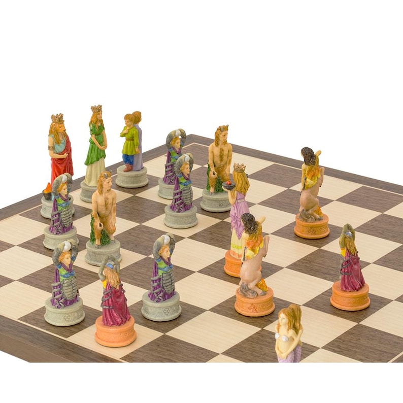 The Zodiac Hand-Painted Themed Chess Set by Italfama image 5