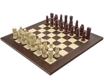 The Berkeley Chess Victorian Cardinal Palisander Chess Set