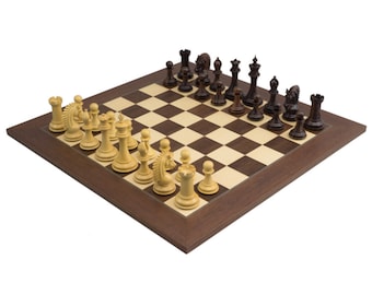 The Sheffield Knight Rosewood Palisander Chess Set