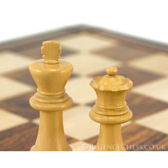 Downhead German Staunton Chess Pieces Ebonised Boxwood 3 