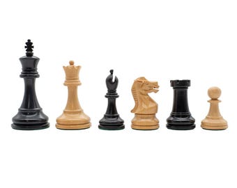 The Coronation Luxury Miniature Ebony Chess Pieces - 2.36 Inch
