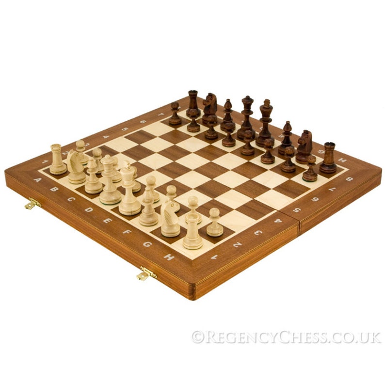 16 Inch Staunton Style Tournament Travel Chess Set