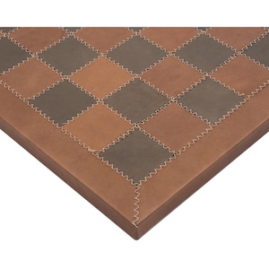 16.5 Inch Siena Genuine Leather Chessboard by Italfama