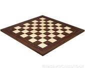 21.7 Inch Montgoy Palisander and Maple Deluxe Chess Board