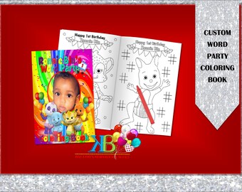 Word Coloring Etsy