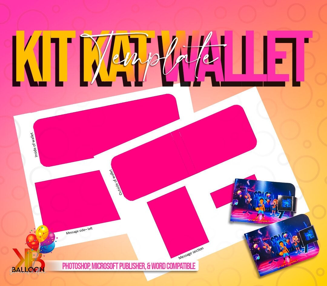 Download Kat Wallet Template Party Favors -