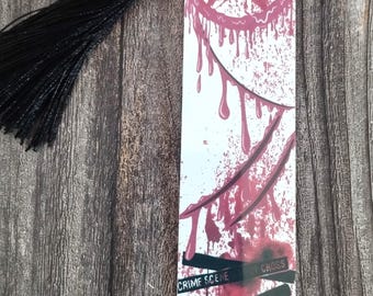 Horror Lesezeichen, Krimi Lesezeichen, Metall Lesezeichen