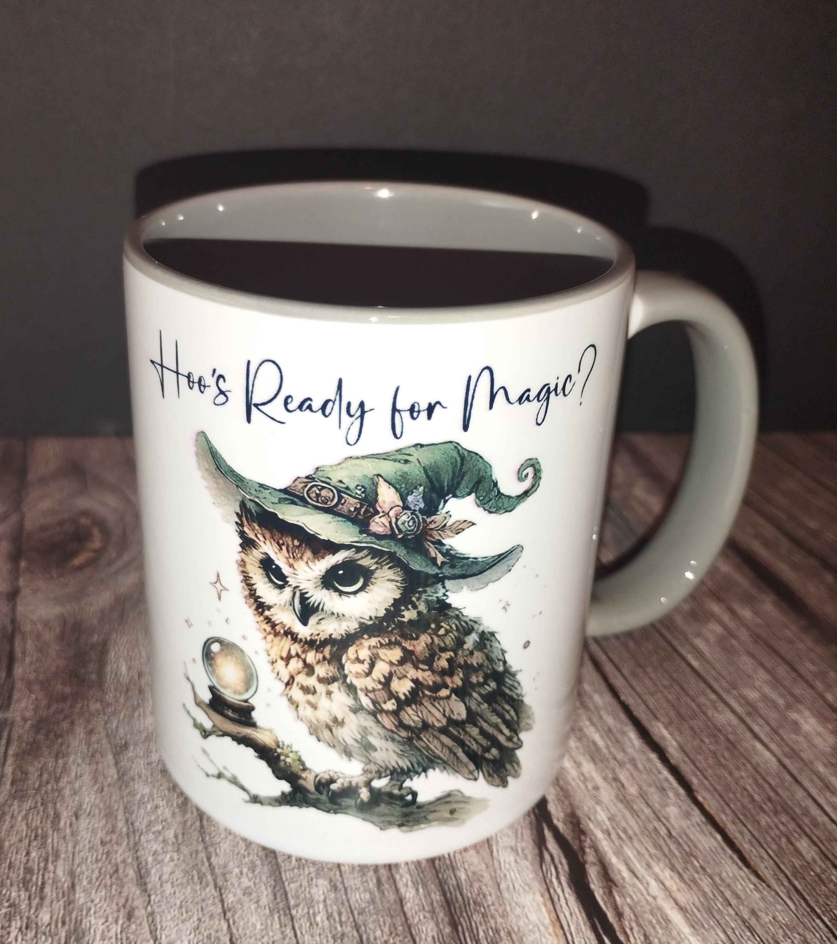 Owl Mug, Witch's Mug, Magic Mug