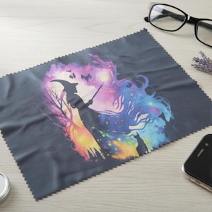 Witch lens cloth, Witch glasses wipe, spectacle cleaner