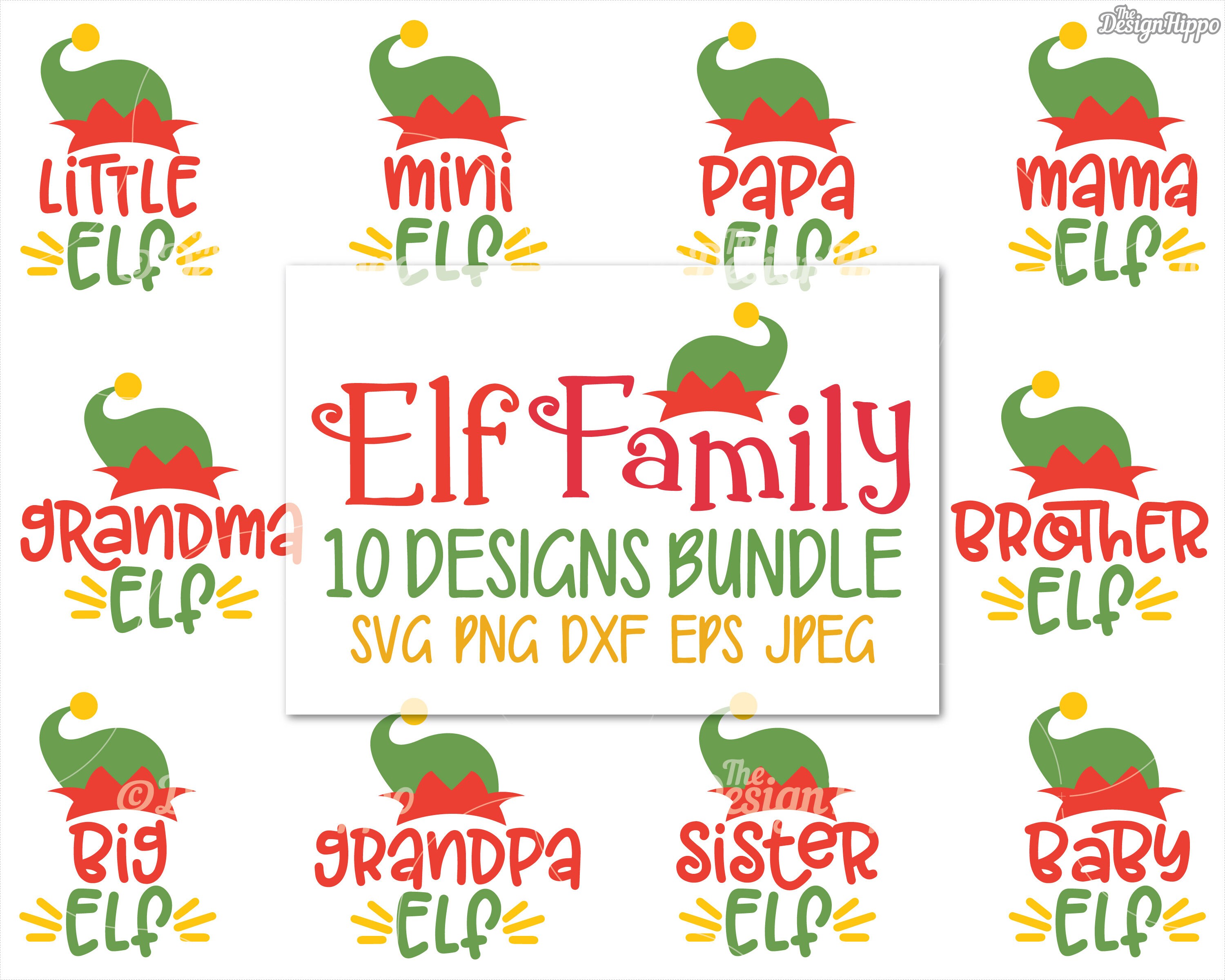 Download Christmas Elf Svg Elf Family Svg Christmas Svg Bundle Mama Etsy